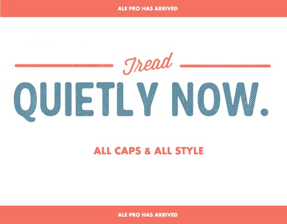 Ale Pro Typeface: A Soft, Hand-Drawn Display Font for Crafters