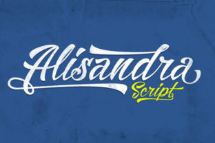 Alisandra: Elegant Handwritten Script Font for Crafts and Brands