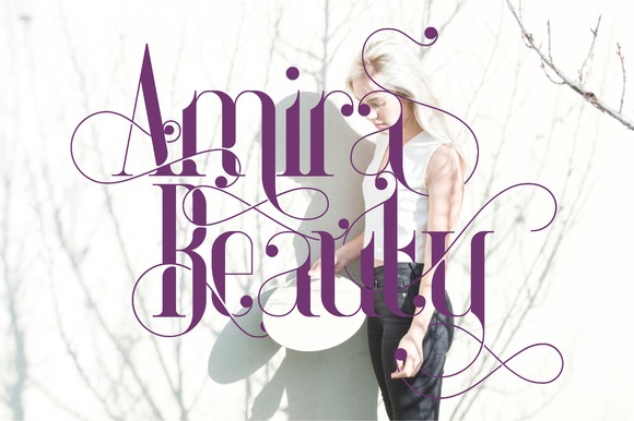 Amira Beauty Typeface Review for Digital Campaigns