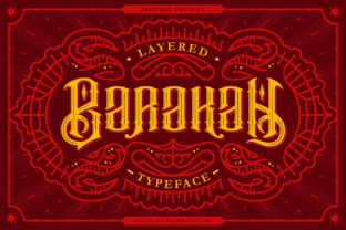 Barakah: A Stunning Victorian Display Font for Bold Branding
