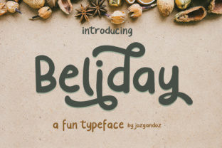 Beliday Typeface Review: A Romantic Display Font for Editorial Design