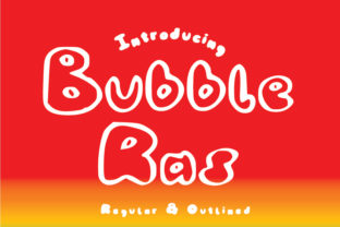 Bubble Ras: The Relaxed Display Font for Chill Editorial Design