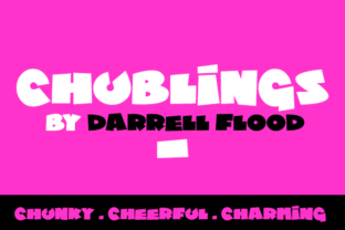 Chublings: The Ultimate Cute & Chunky Display Font