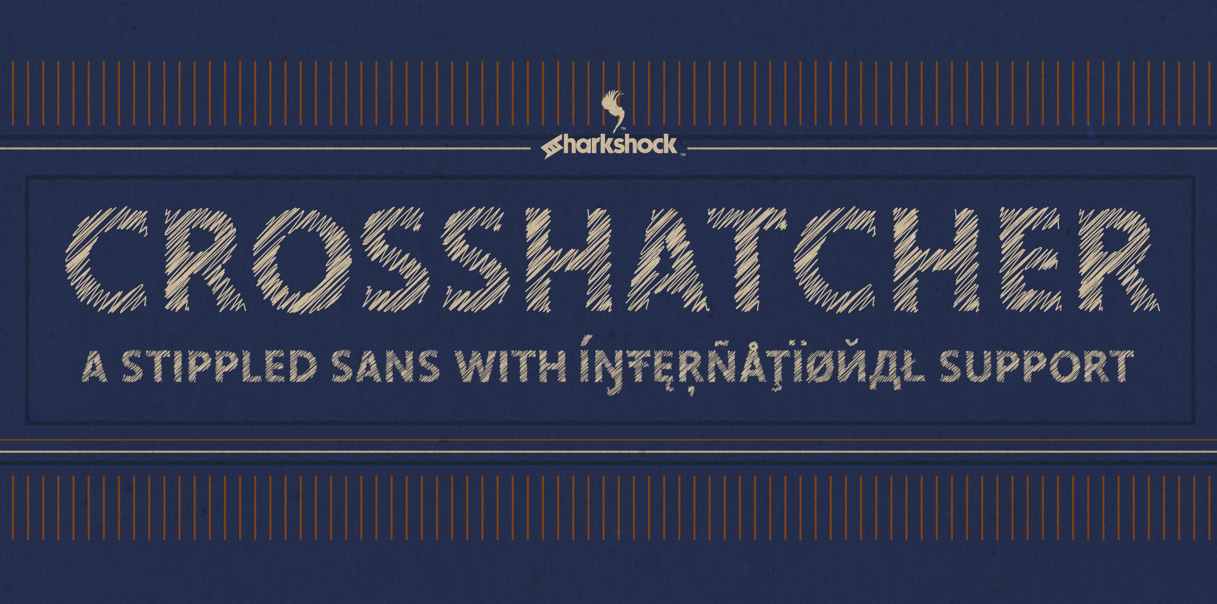 Crosshatcher Display Font for Bold Brand Identity
