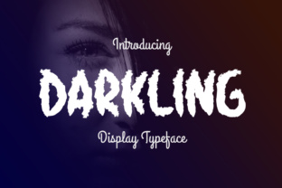 Darkling: A Decorative Display Font for Distinctive Brand Identity