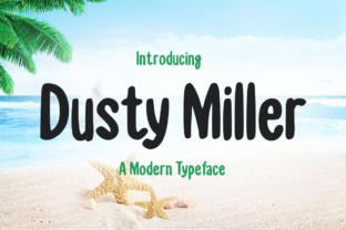 Dusty Miller: A Fun Display Font for Handmade Branding