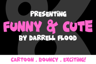 Funny Cute Typeface Review: A Curvy, Comical Display Font for Playful Branding