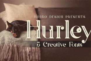 Hurley Display Typeface for Editorial Design