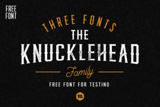 Knucklehead Typeface: Edgy Western Typography for Bold Editorial Design