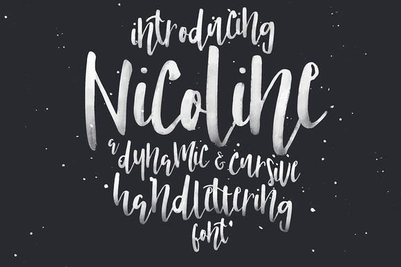 Nicoline: A Modern Hand Lettering Script Font for Elegant Designs