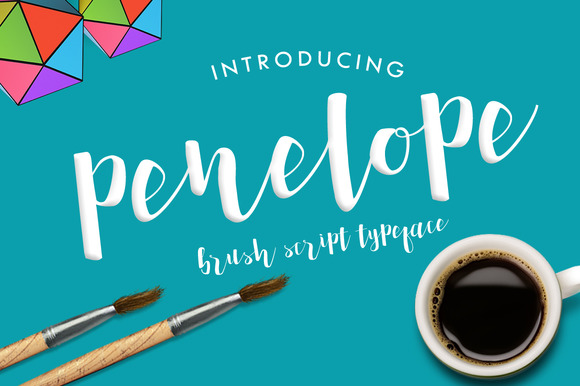 Penelope Brush Script for Modern Web Design