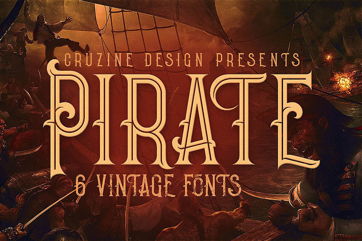 Pirate Display Font: A Thematic Typeface for Scroll-Stopping Campaigns