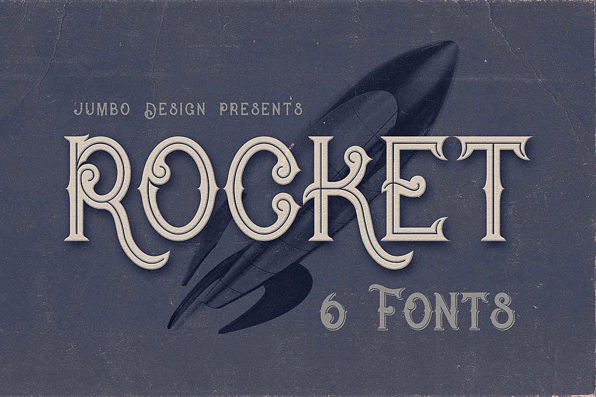 Rocket: A Retro Sci-Fi Display Font for Bold Web Design