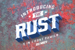 Rust Typeface Review: Bold Serif Display Fonts for Sporty Brand Identity