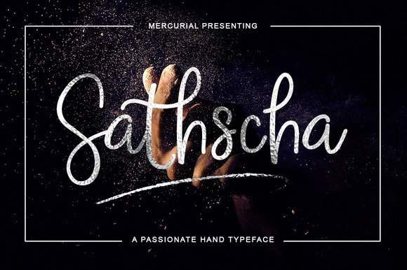 Sathscha Handwritten Typeface for Editorial Design