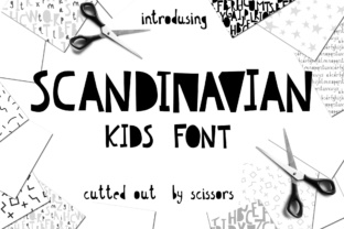 Scandinavian Display Font for Handmade Branding and Crafts