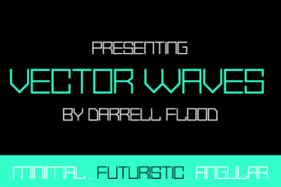 Vector Waves Font Review for Modern Brand Identity