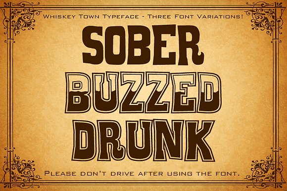 Whiskey Town: The Fun Loose Western Display Font for Digital Brands