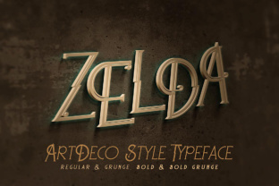 Zelda Typeface: The Art Deco Display Font for High-Impact Campaigns