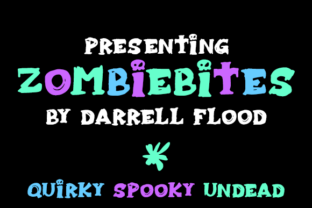Zombiebites: The Grungy Horror Display Font for Spooky Campaigns